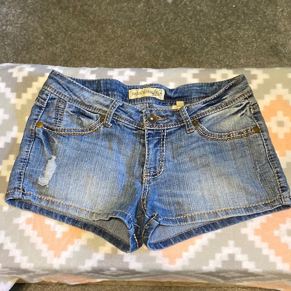 Paris Blues Size 5 Denim Shorts EUC